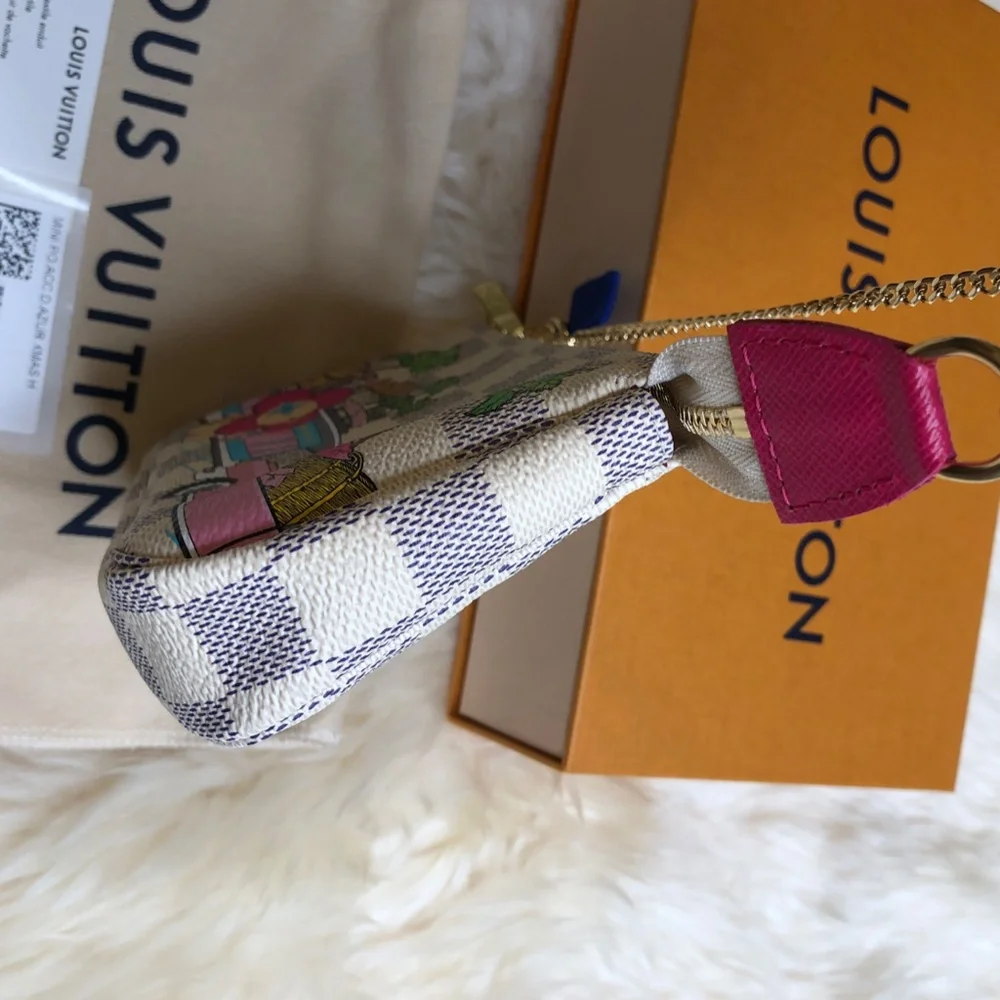 NWT Louis Vuitton 2021 Xmas Animation Mini Pochette - Picture 4 of 12